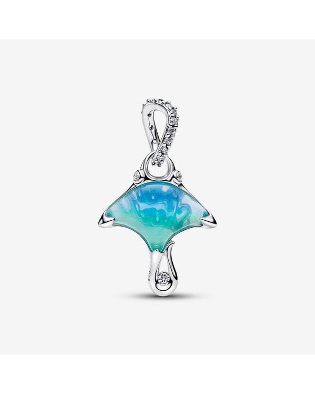 Pandora Blue Manta Ray Dangle Charm