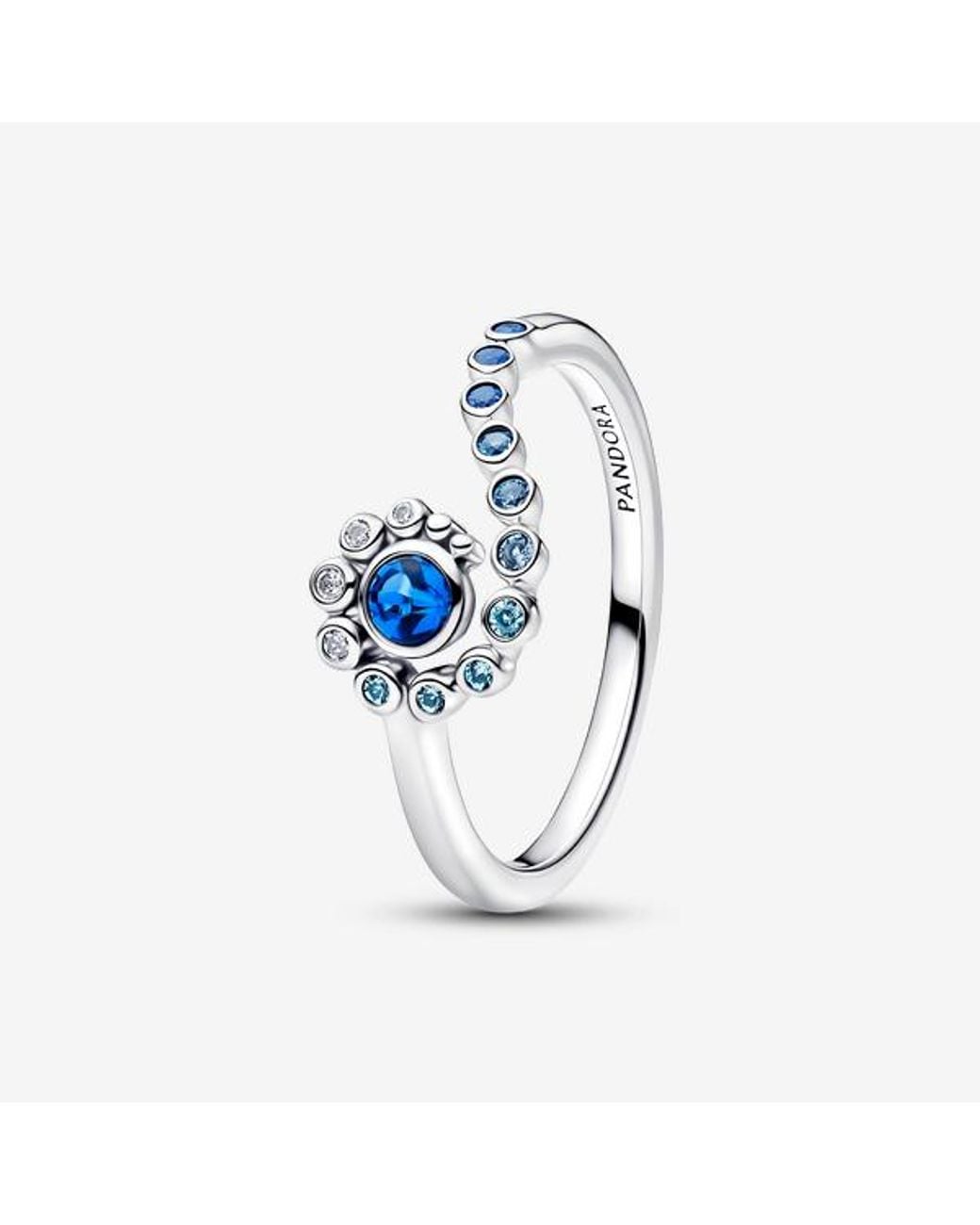 Pandora Blue Disney Moana Ocean Wave Ring