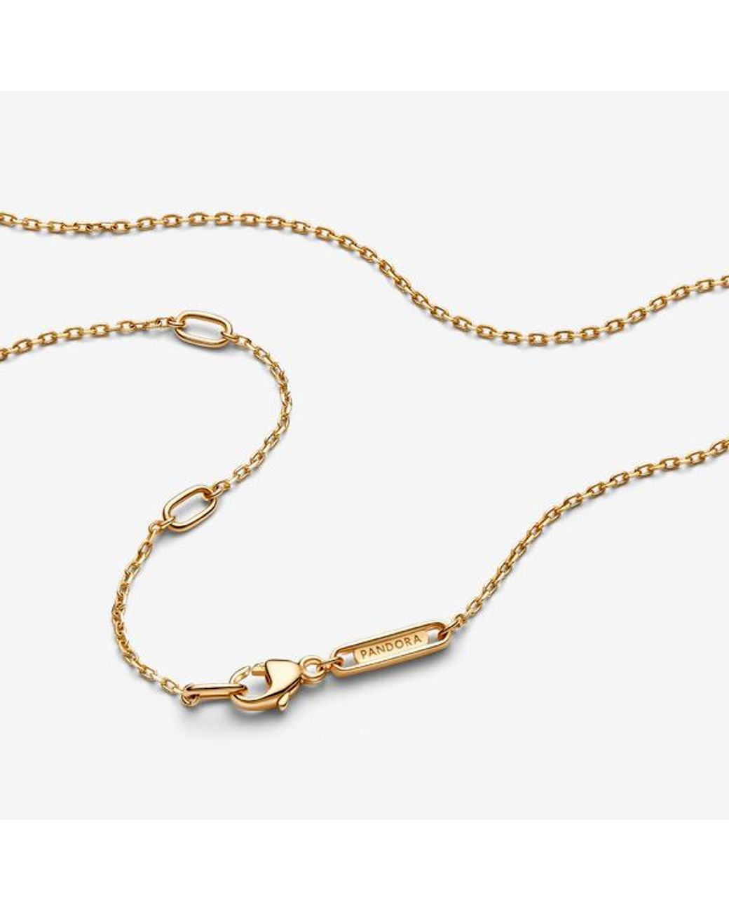 Pandora Metallic Talisman 14K Cable Chain Necklace