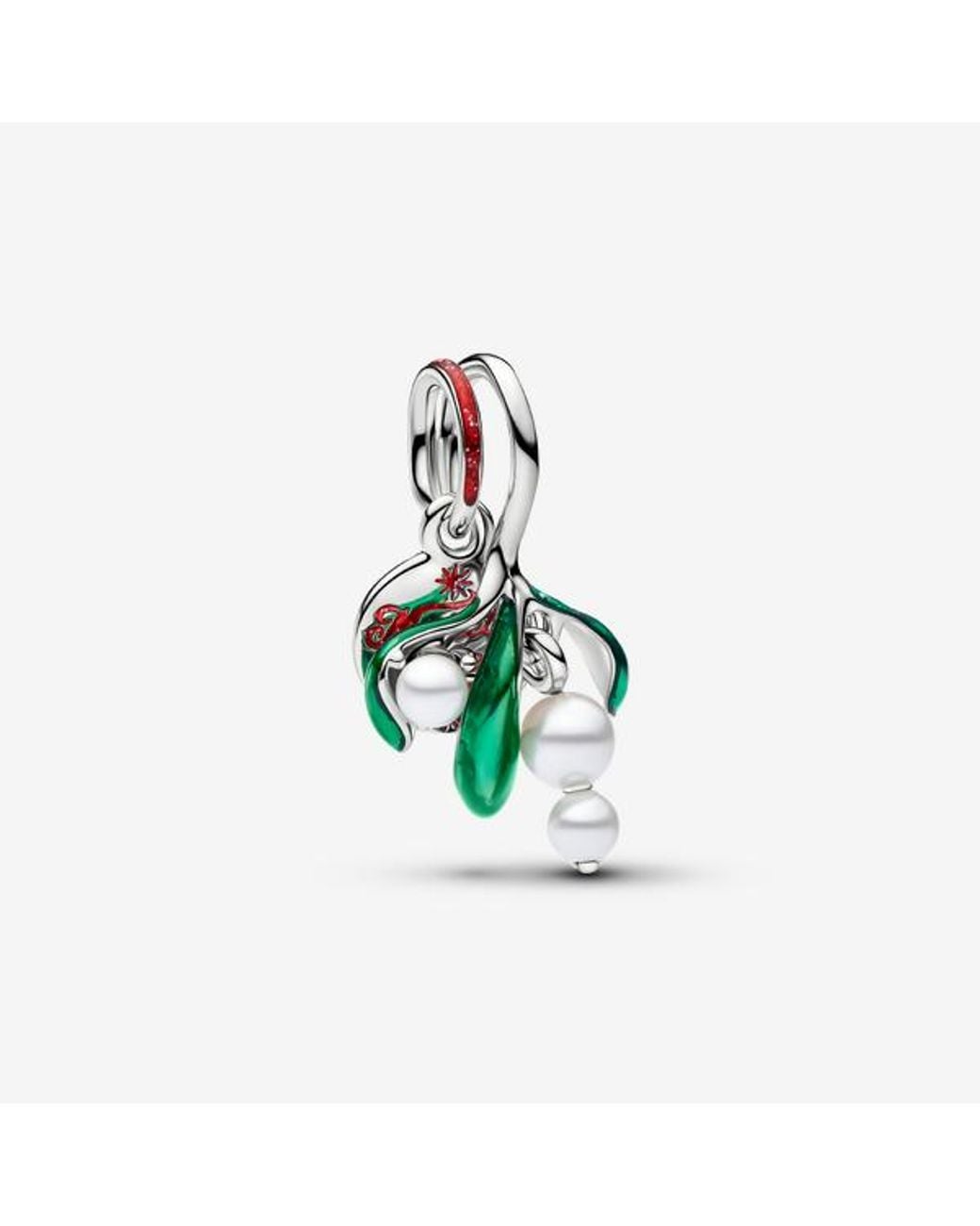Pandora Blue Mistletoe Dangle Charm