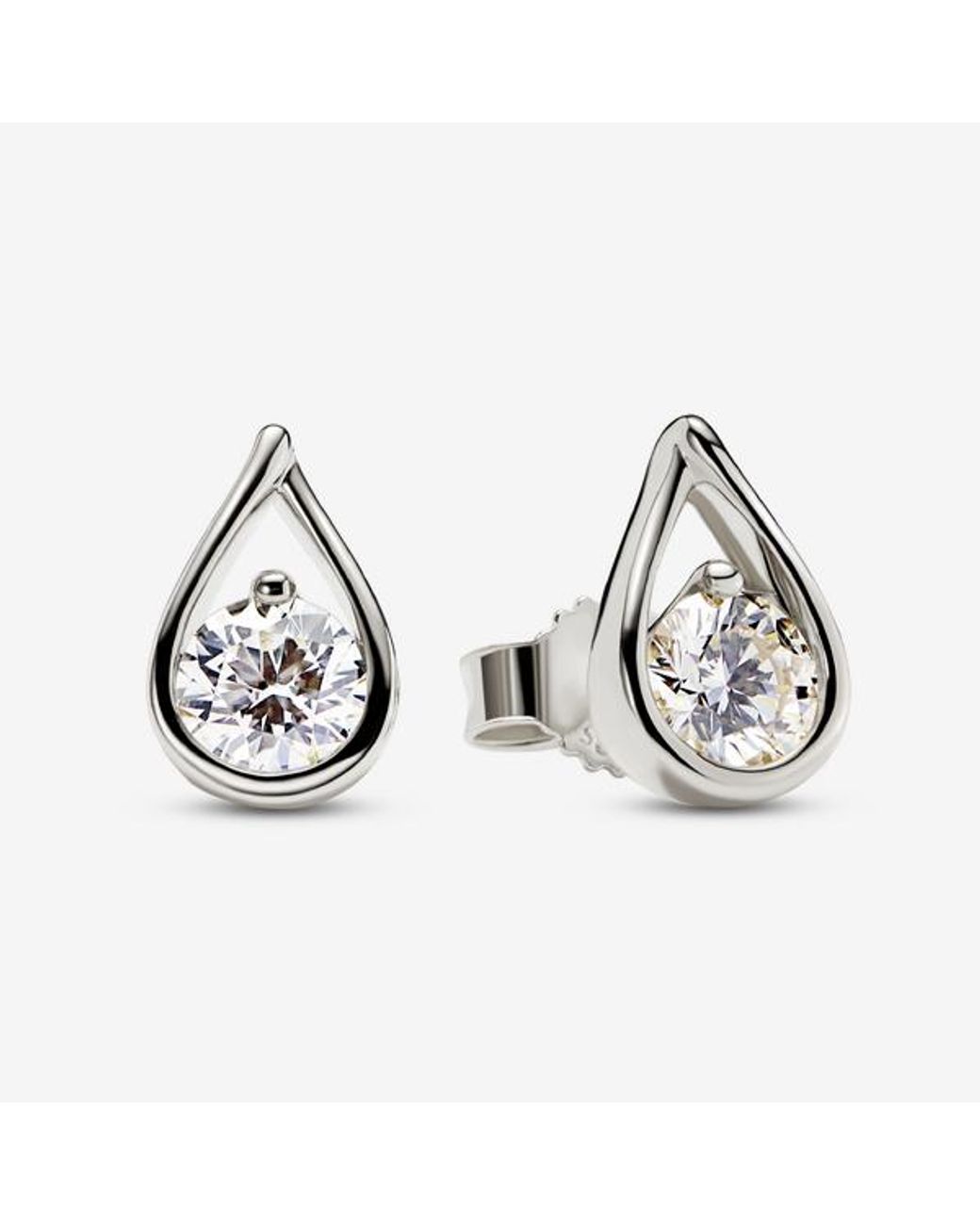Pandora Metallic Infinite 14K Lab-Grown Diamond Earrings