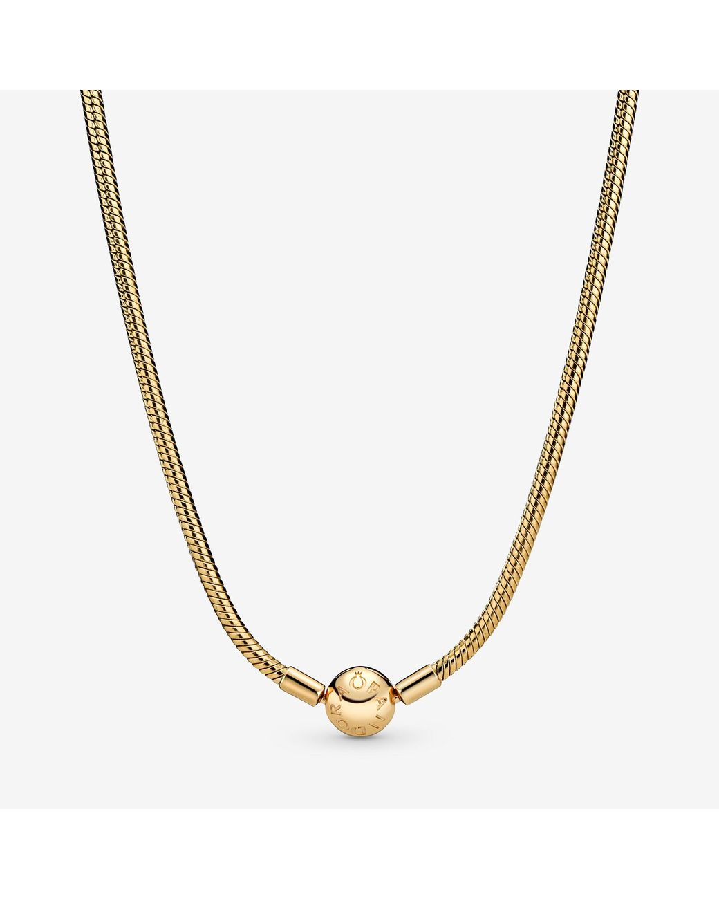 PANDORA 14k Gold Charm Necklace in Metallic | Lyst