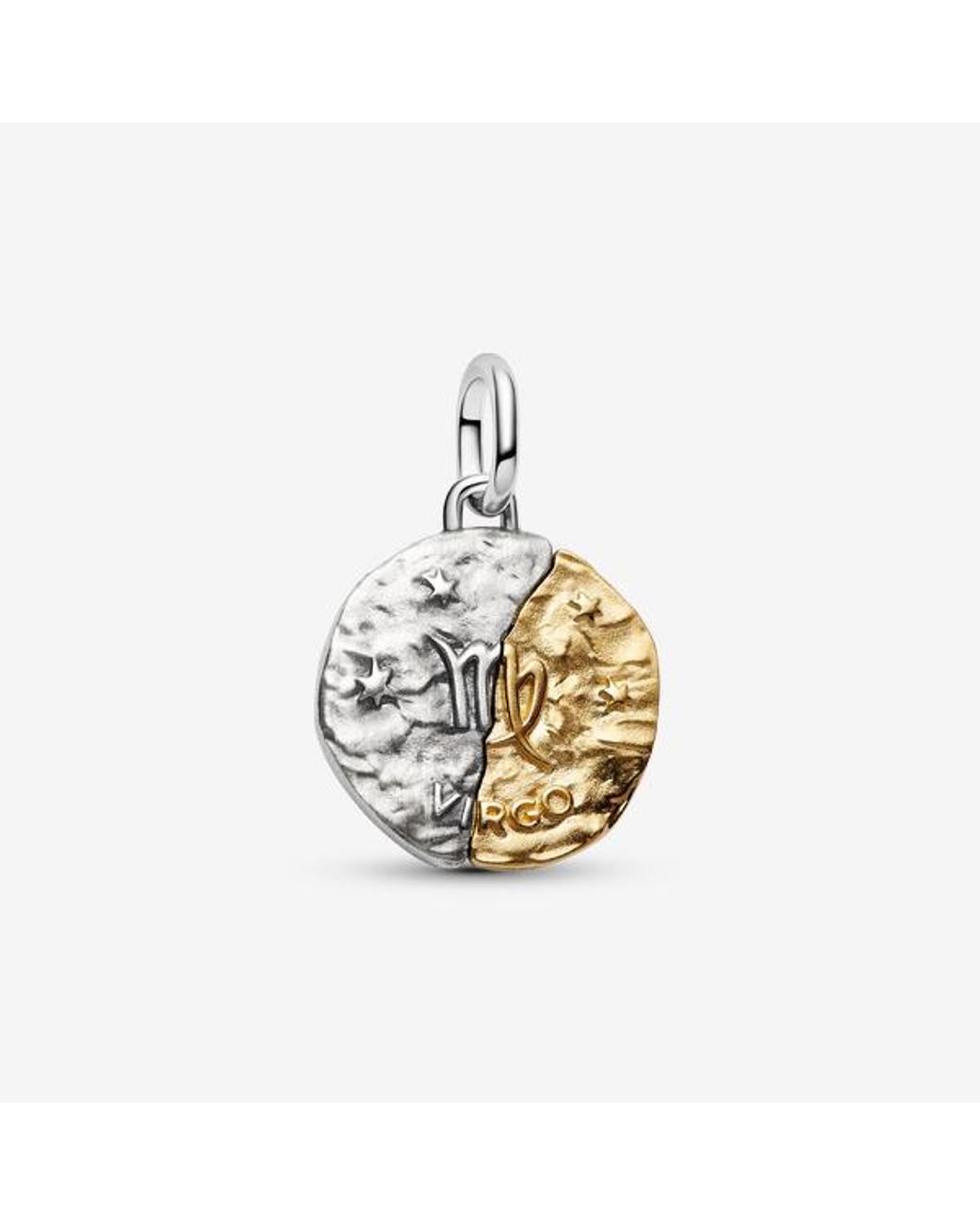 Pandora Metallic Virgo Zodiac Medallion Charm