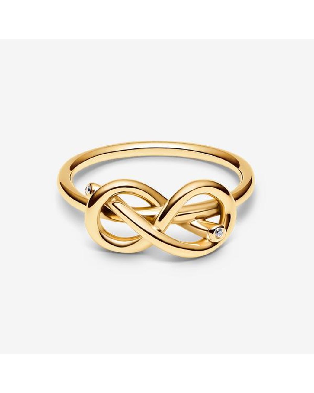 Pandora Metallic Infinity Knot Ring