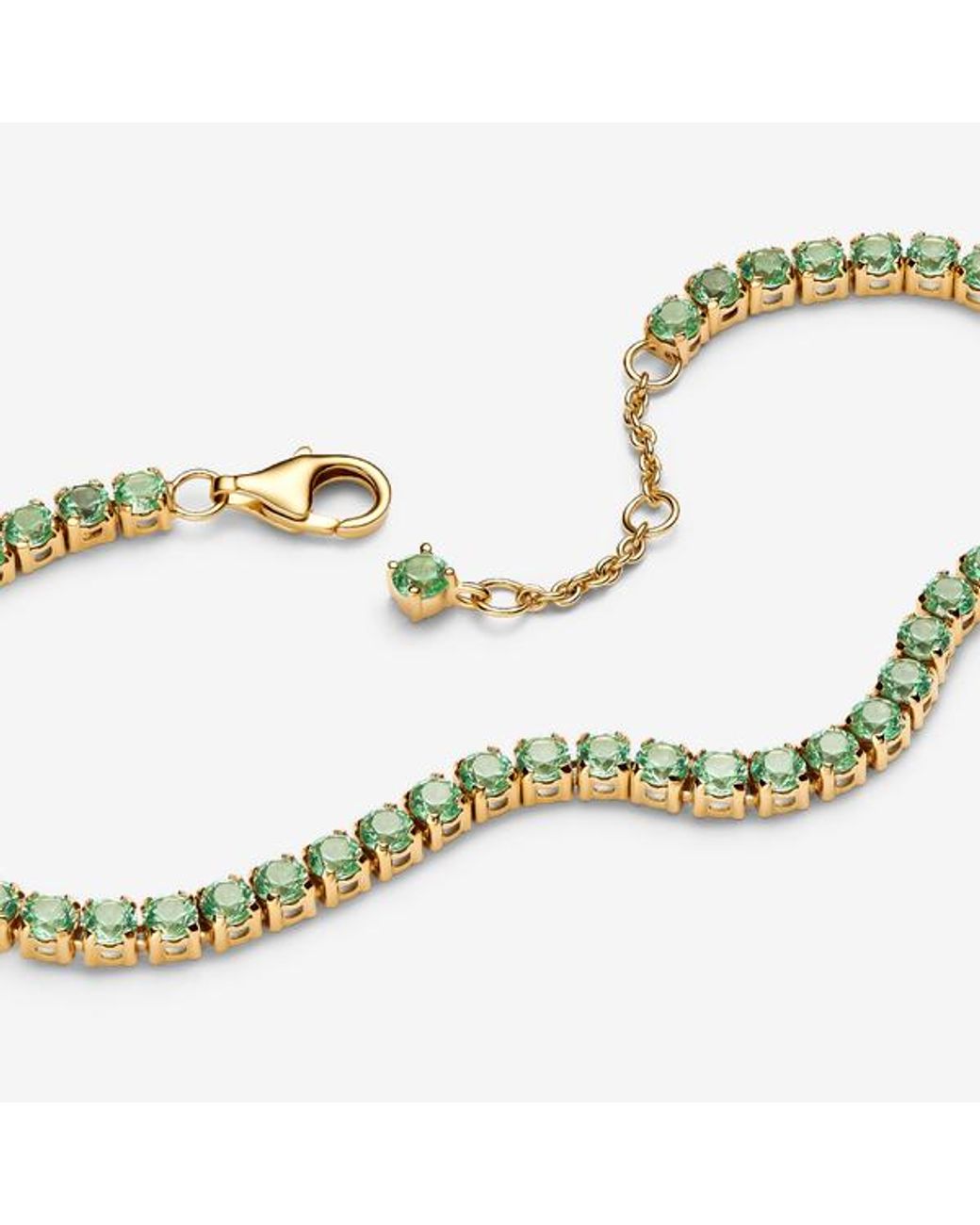 Pandora Metallic Sparkling Tennis Bracelet