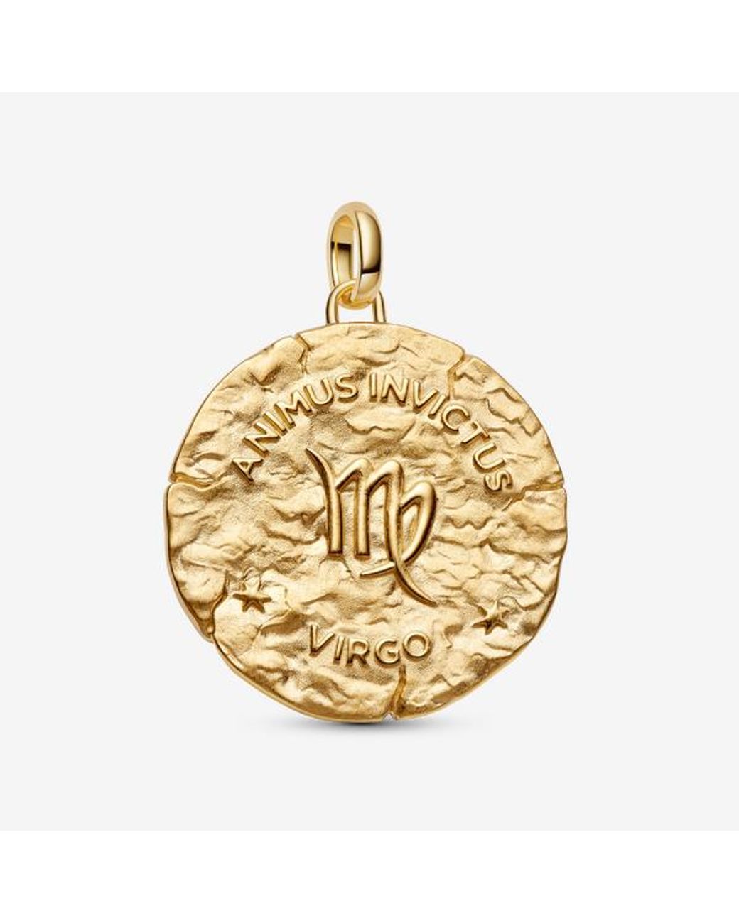 Pandora Metallic Virgo Zodiac Oversized Medallion Charm