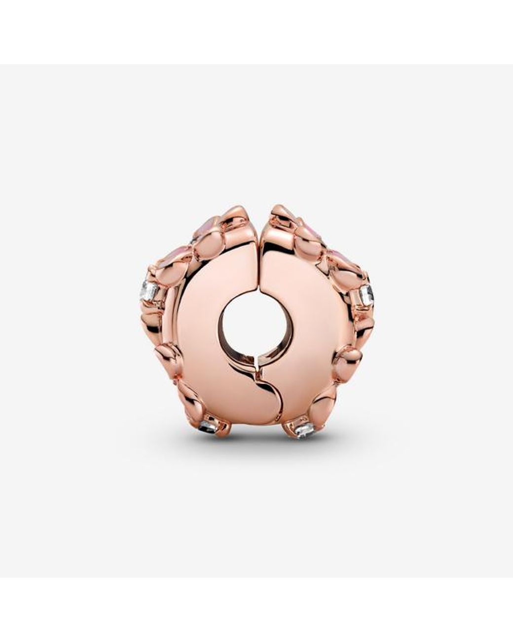 Pandora Moments 14k Rose Gold-plated Pink Daisy Flower Stud Earrings