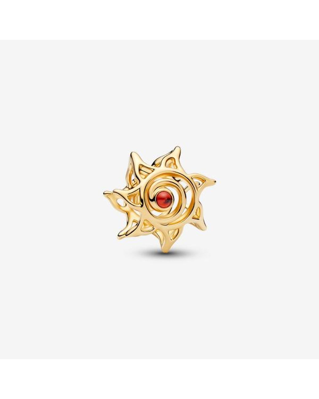 Pandora Metallic Sun Openwork Charm