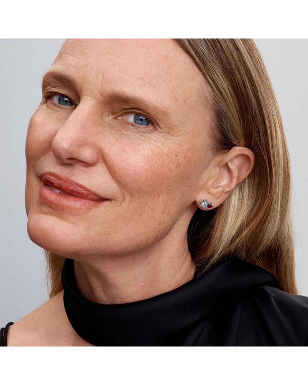 Pandora Red Halo Hearts Stud Earrings