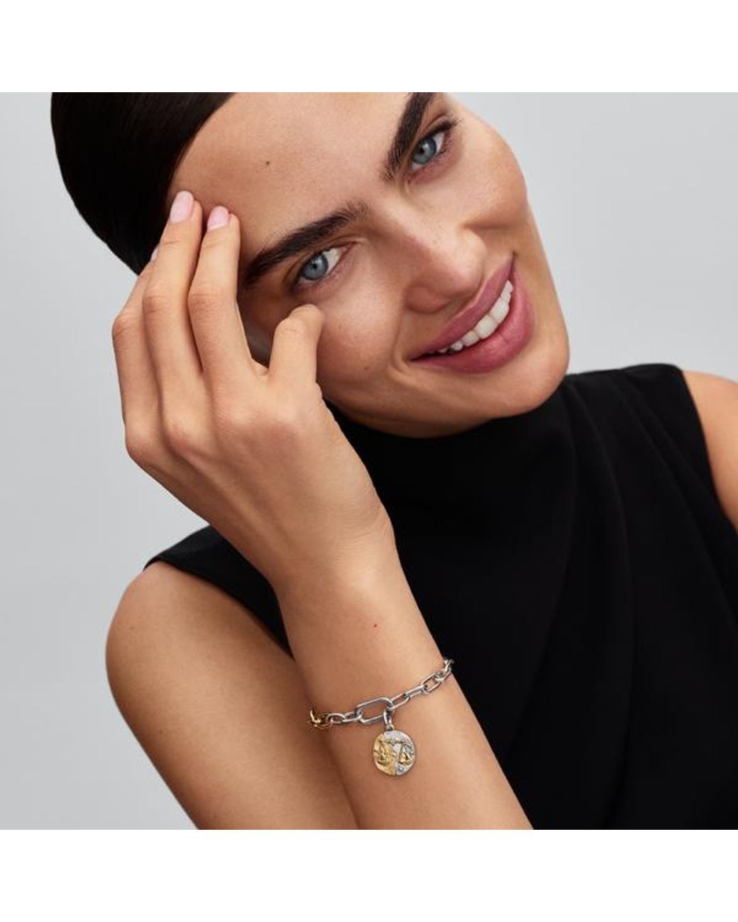 Pandora Metallic Link Chain Bracelet