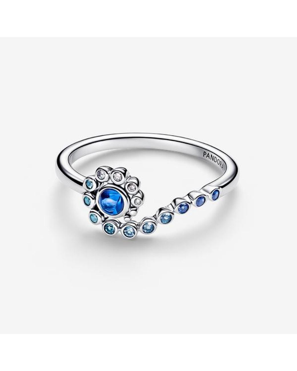Pandora Blue Disney Moana Ocean Wave Ring