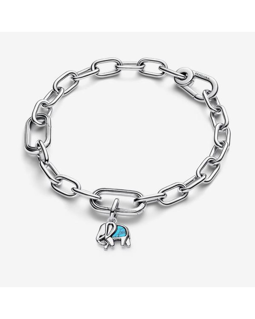 Pandora Blue Coloured Elephant Mini Dangle Charm