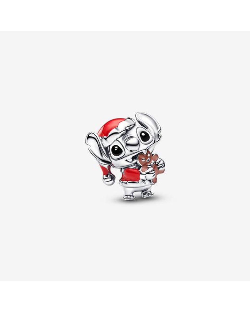Pandora White Disney Stitch Holiday Charm