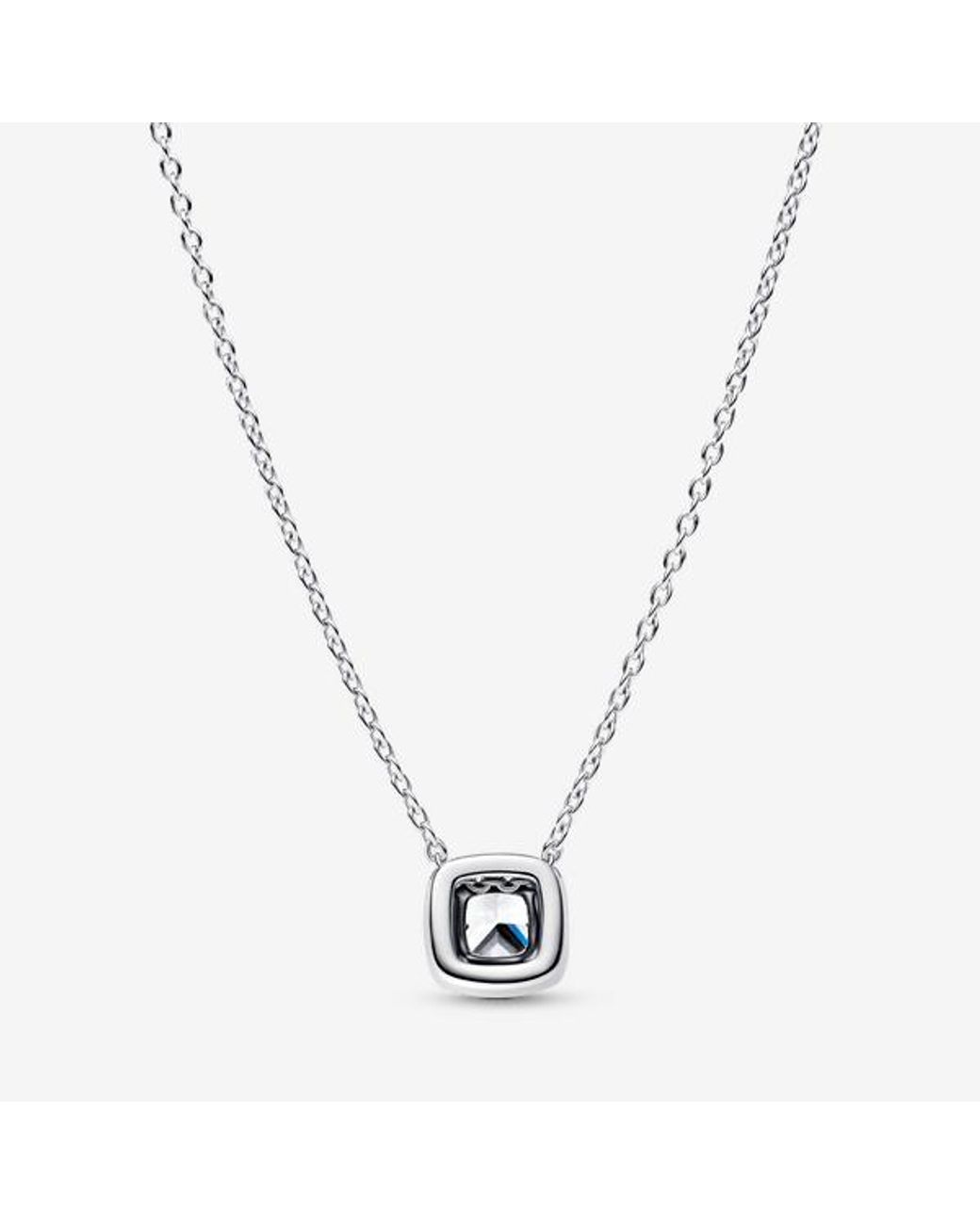 Pandora Metallic Halo Pendant Collier Necklace