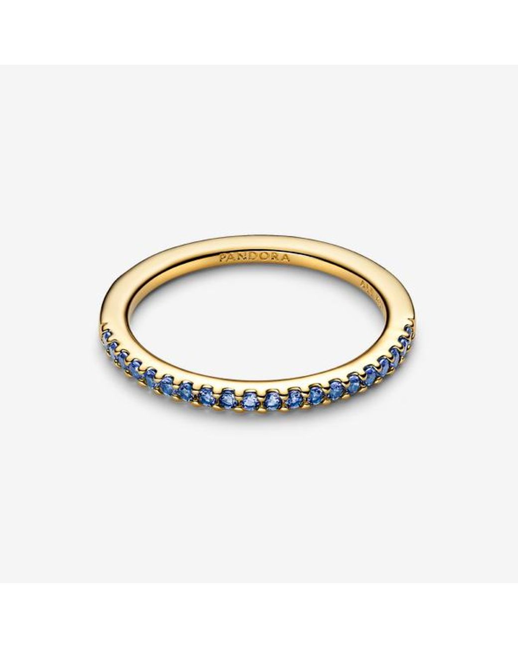 Pandora Metallic Sparkling Half-Eternity Band Ring