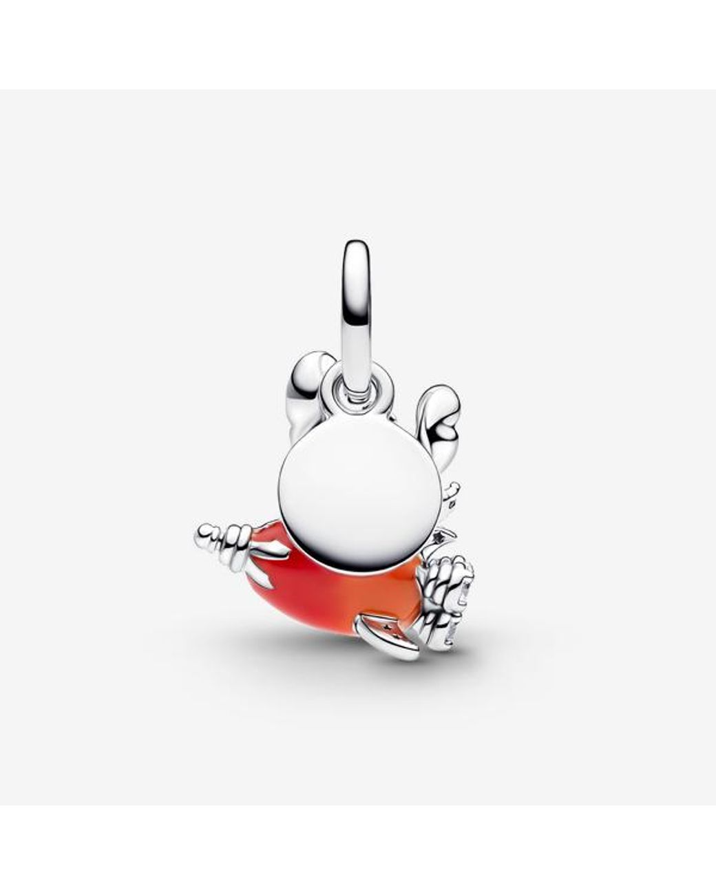 Pandora White Disney Stitch Rocket Ship Dangle Charm