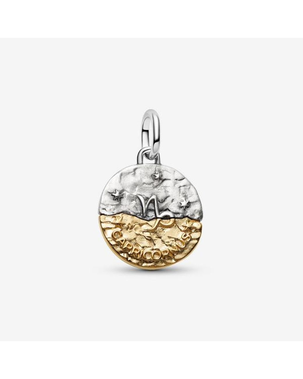 Pandora Metallic Capricorn Zodiac Medallion Charm
