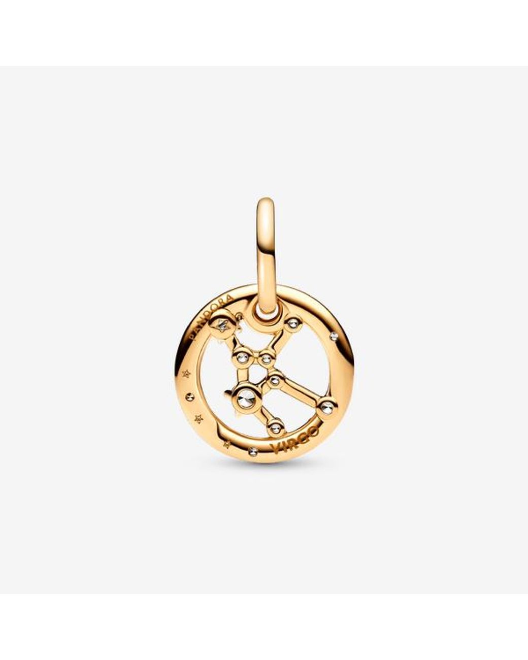 Pandora Metallic Virgo Zodiac Dangle Charm