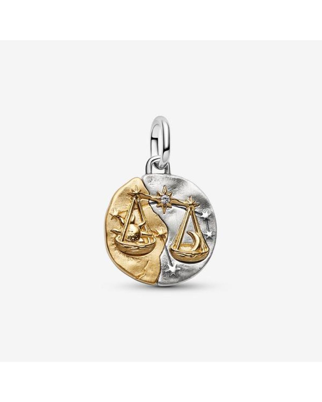 Pandora Metallic Libra Zodiac Medallion Charm