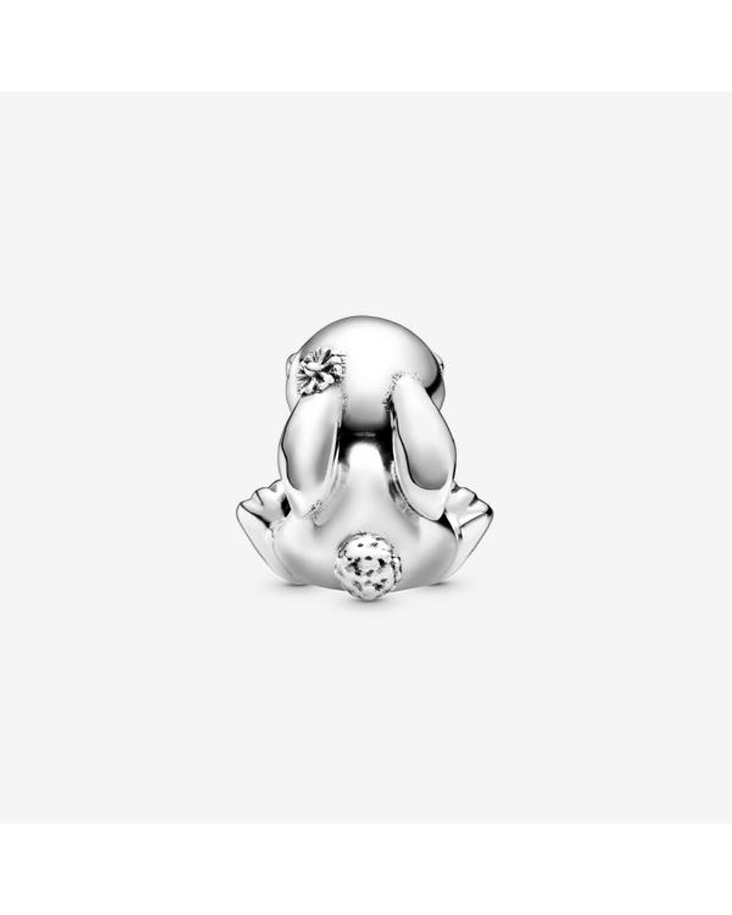 Pandora White Daisy The Rabbit Charm
