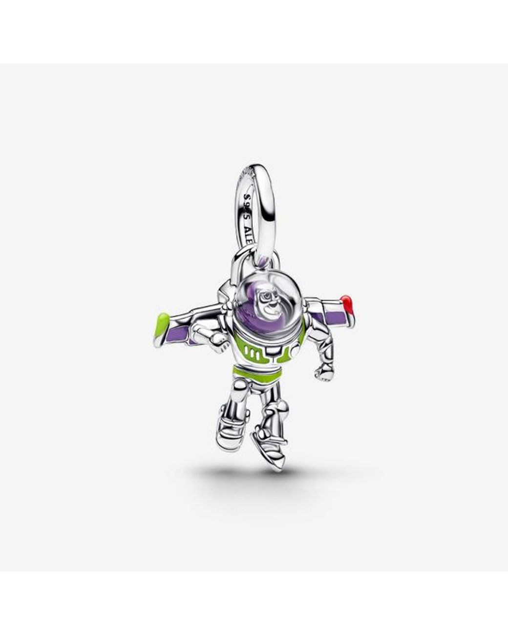 Pandora White Disney Pixar Buzz Lightyear Dangle Charm
