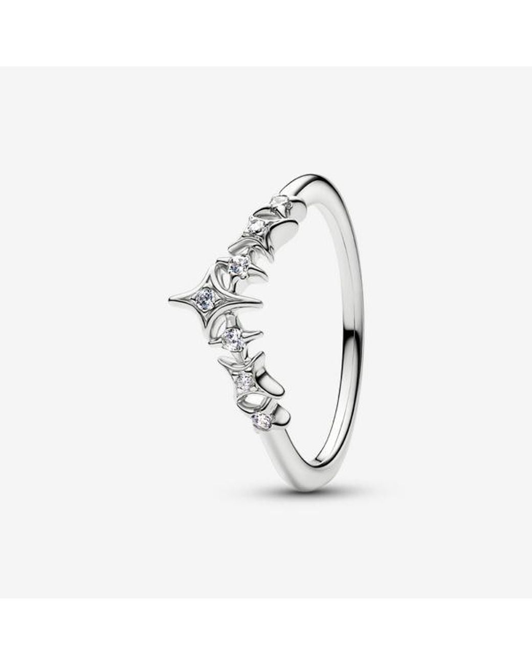 Pandora Metallic Tiara Stars Ring