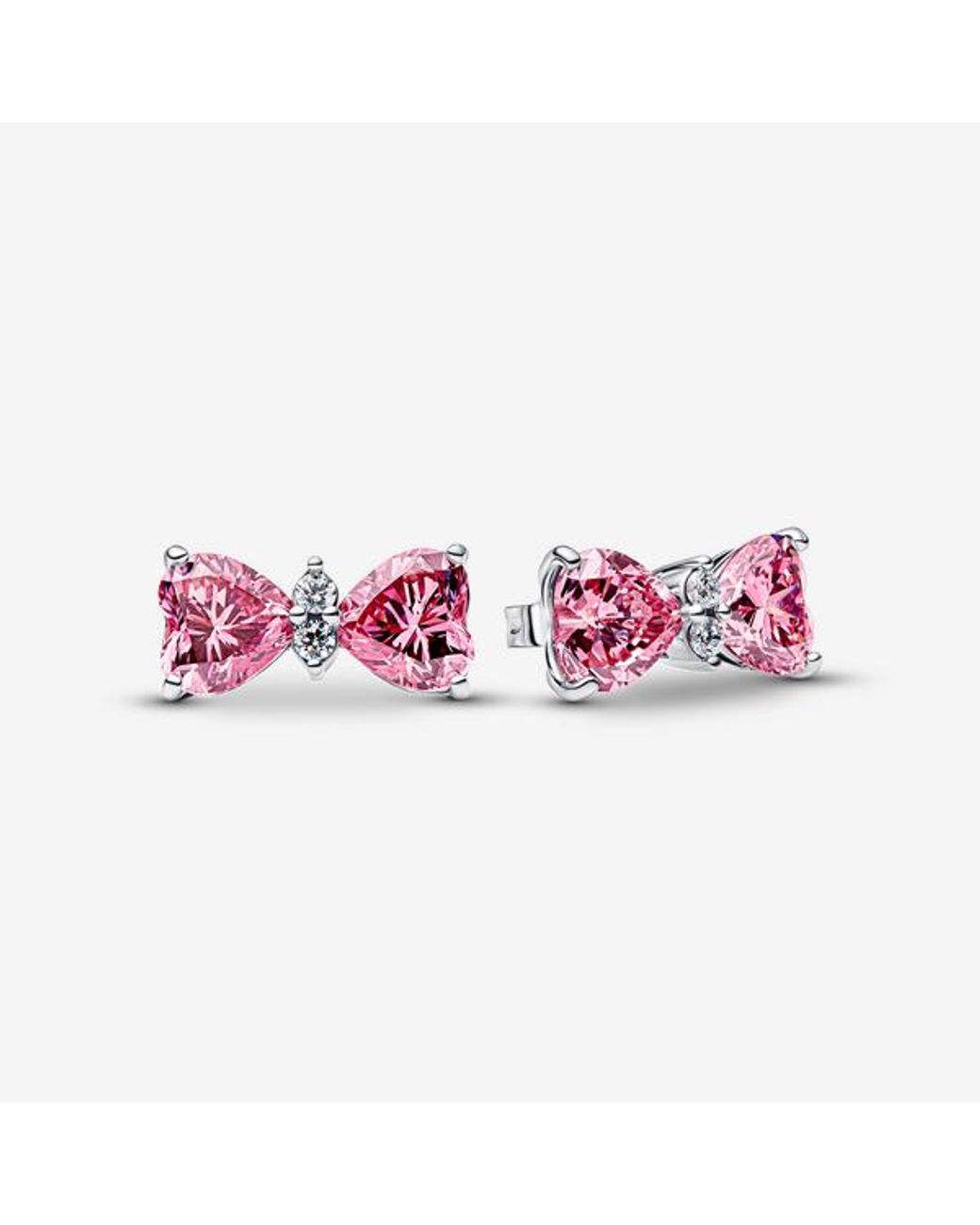 Pandora Pink Bow Stud Earrings