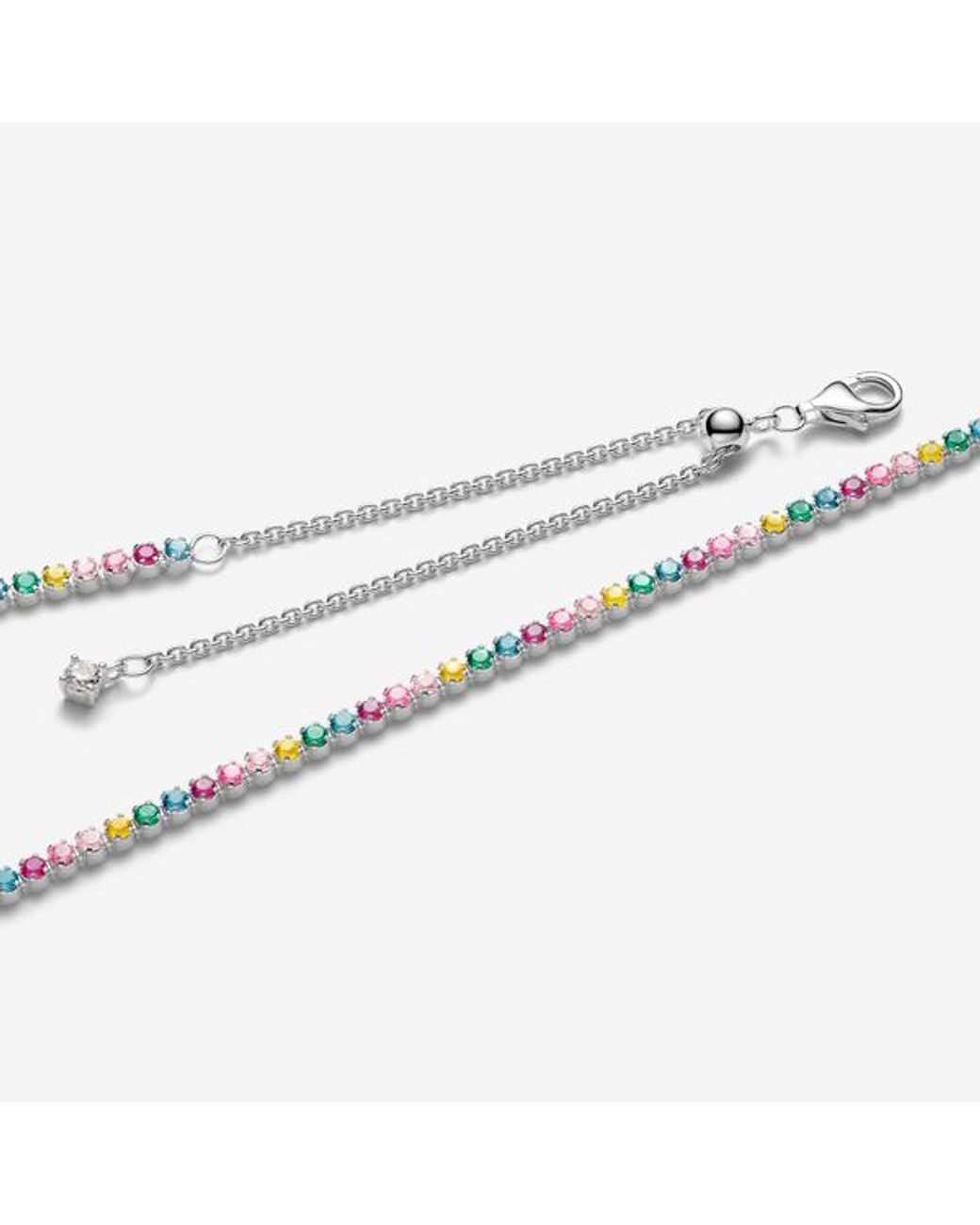 Pandora Metallic Tennis Necklace