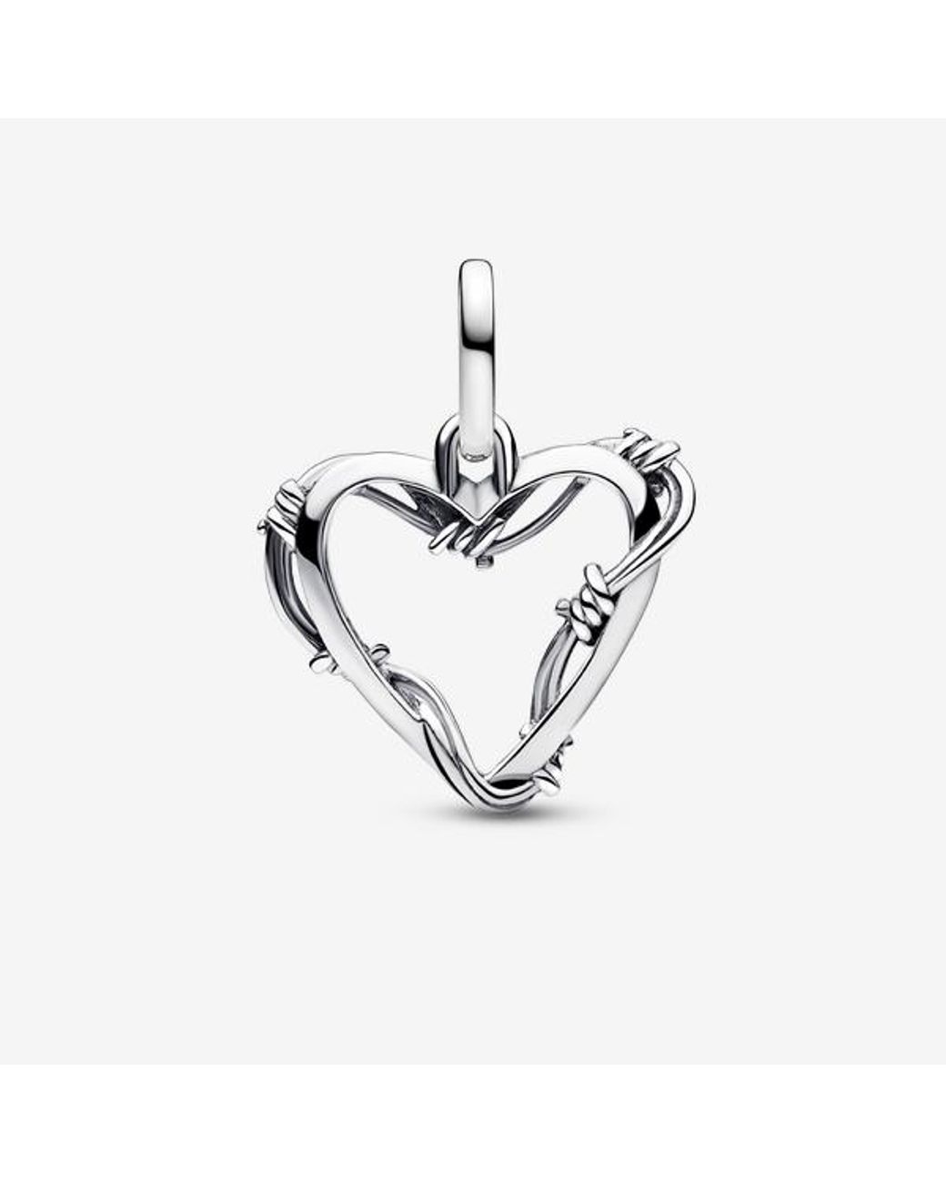 Pandora Metallic Wire Heart Medallion Charm