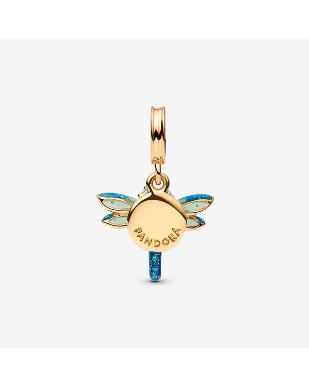 Pandora Blue Dragonfly Double Dangle Charm
