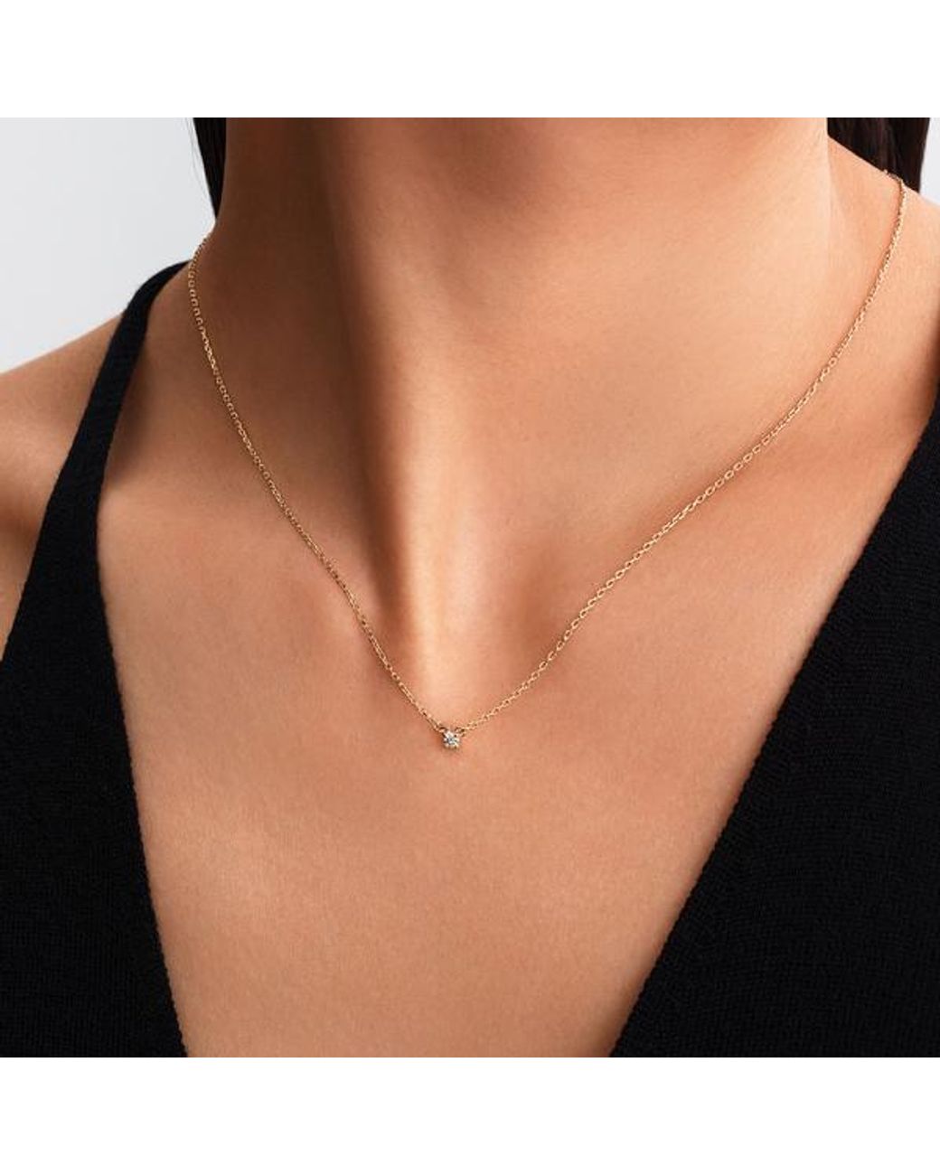 Pandora Metallic Era Lab-Grown Diamond Pendant Necklace
