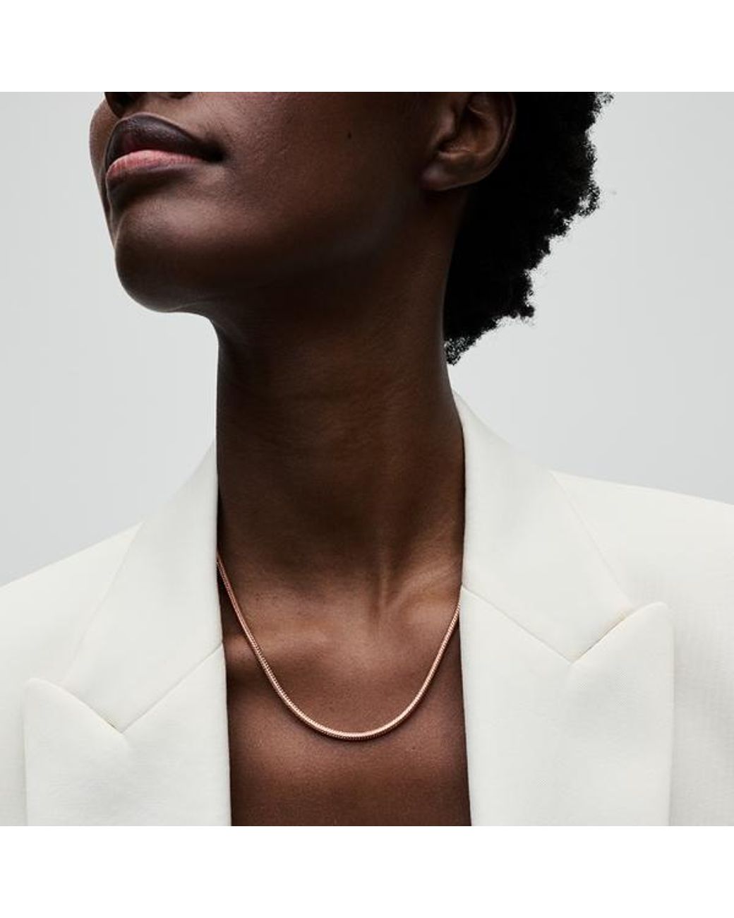 Pandora Metallic Moments Snake Chain Necklace