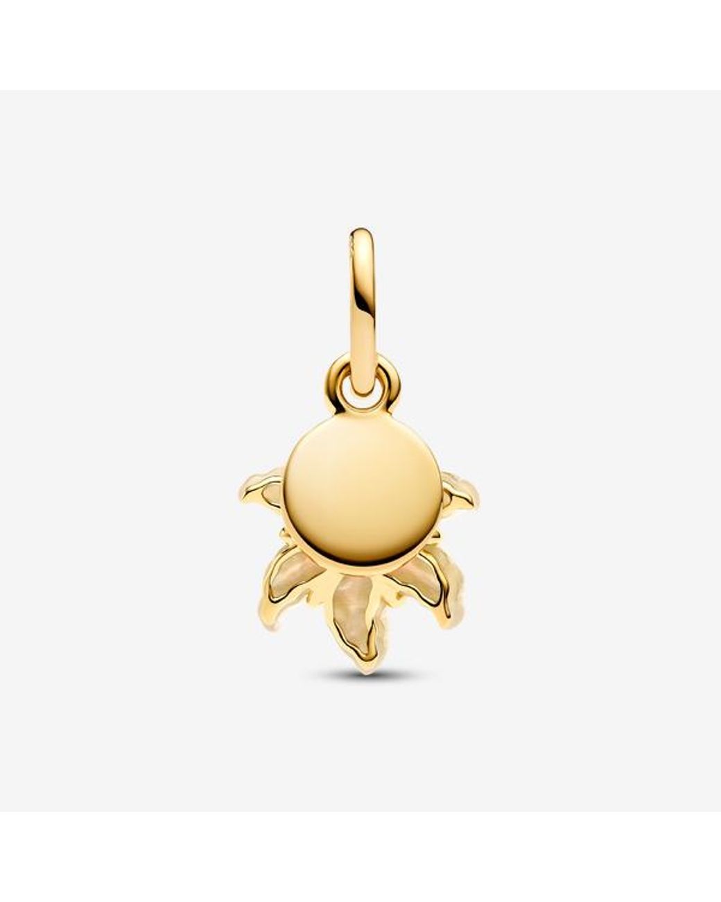 Pandora Metallic Disney Tangled Sundrop Flower Glow-In-The-Dark Charm
