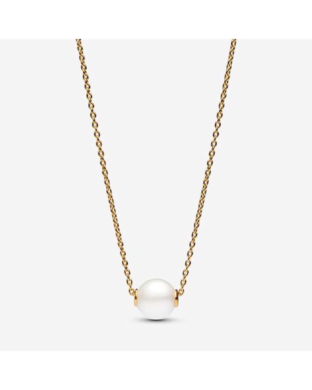 Pandora Metallic Treated Freshwater Cultured Pearl Collier Necklace
