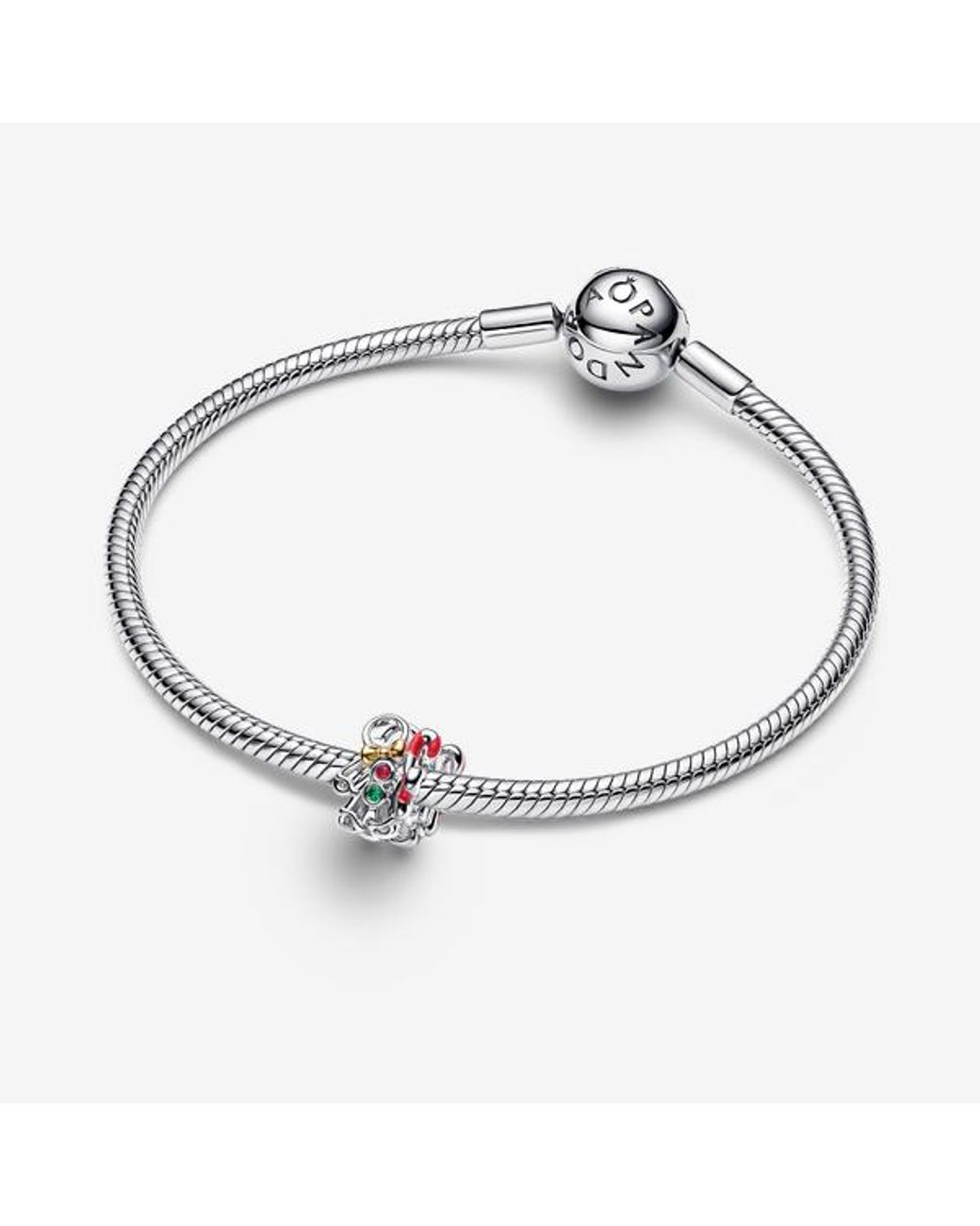 Pandora White Gingerbread Openwork Charm