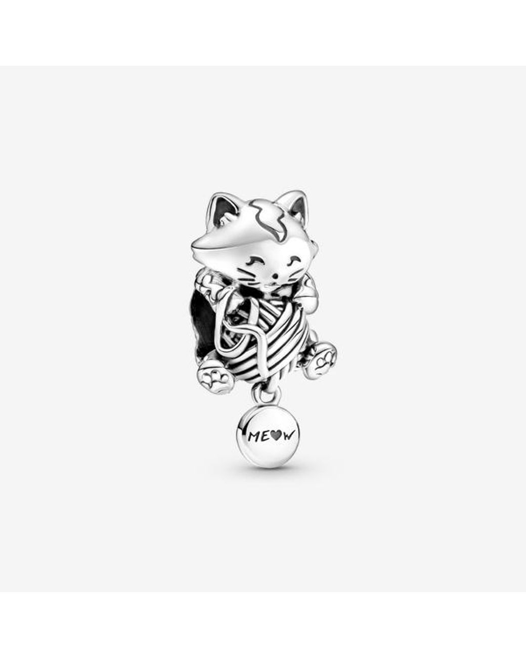 Pandora Multicolor Kitten & Yarn Ball Charm