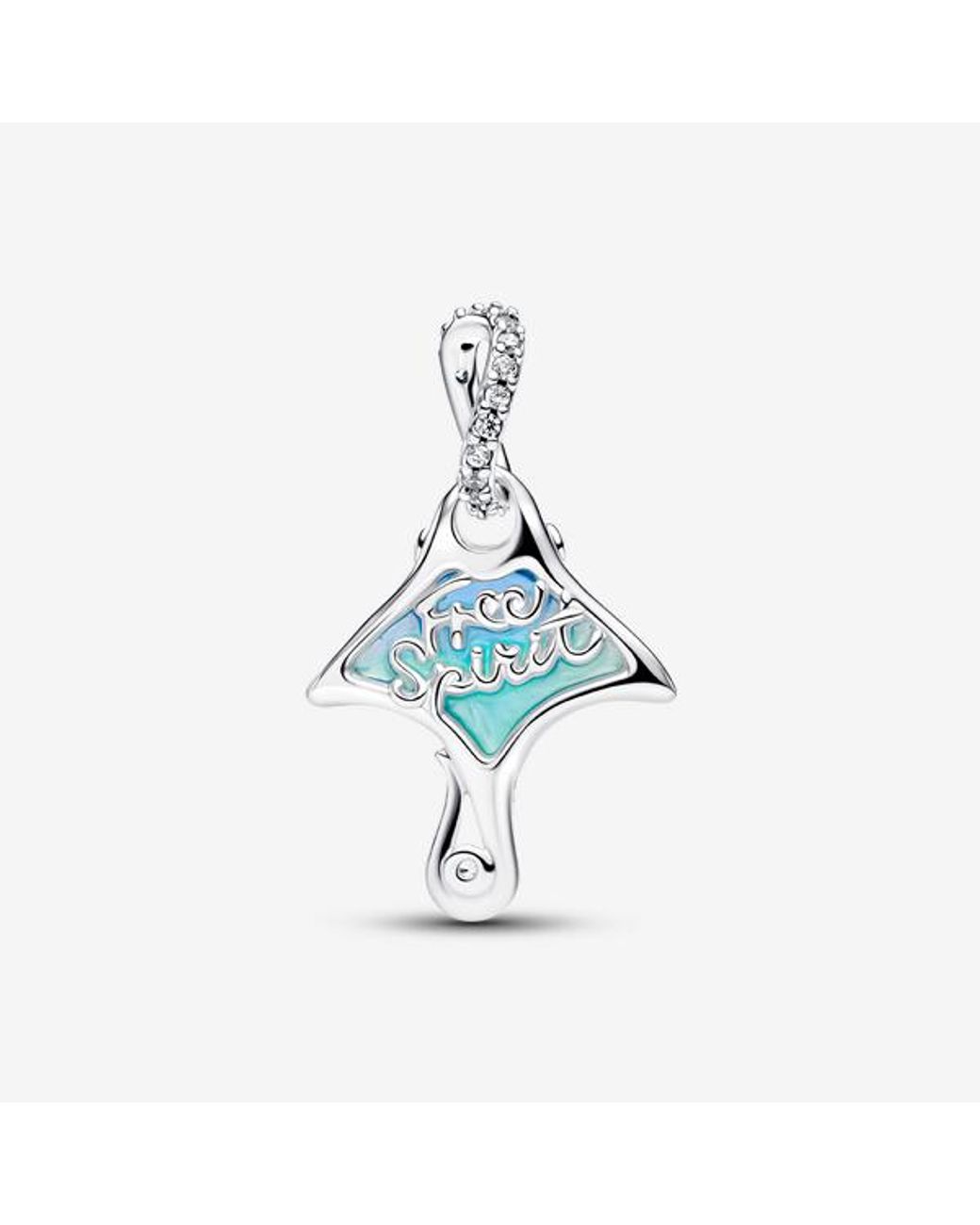 Pandora Blue Manta Ray Dangle Charm