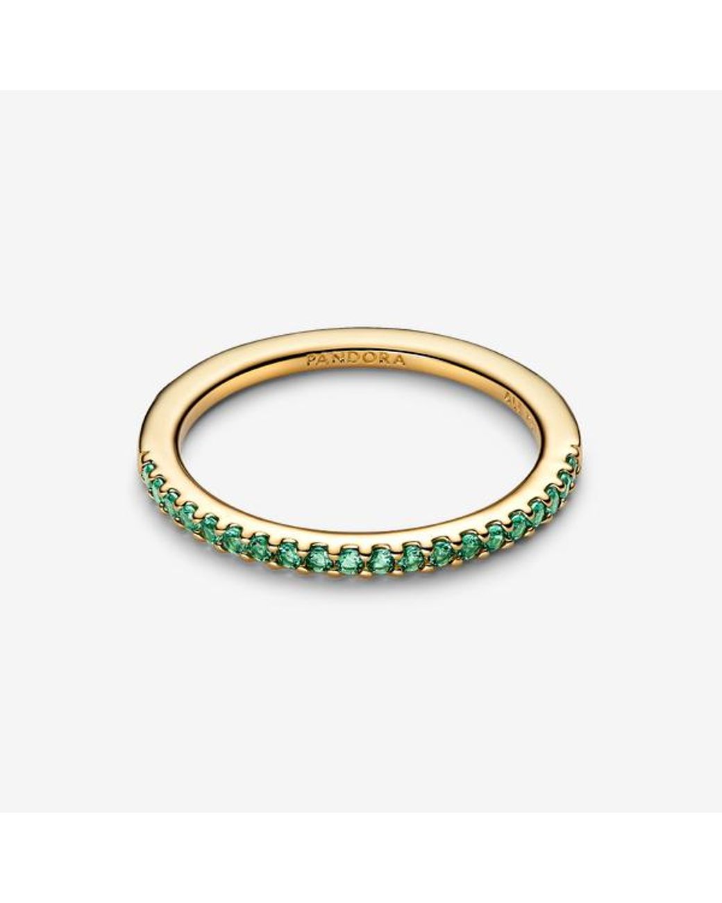 Pandora Metallic Sparkling Half-Eternity Band Ring