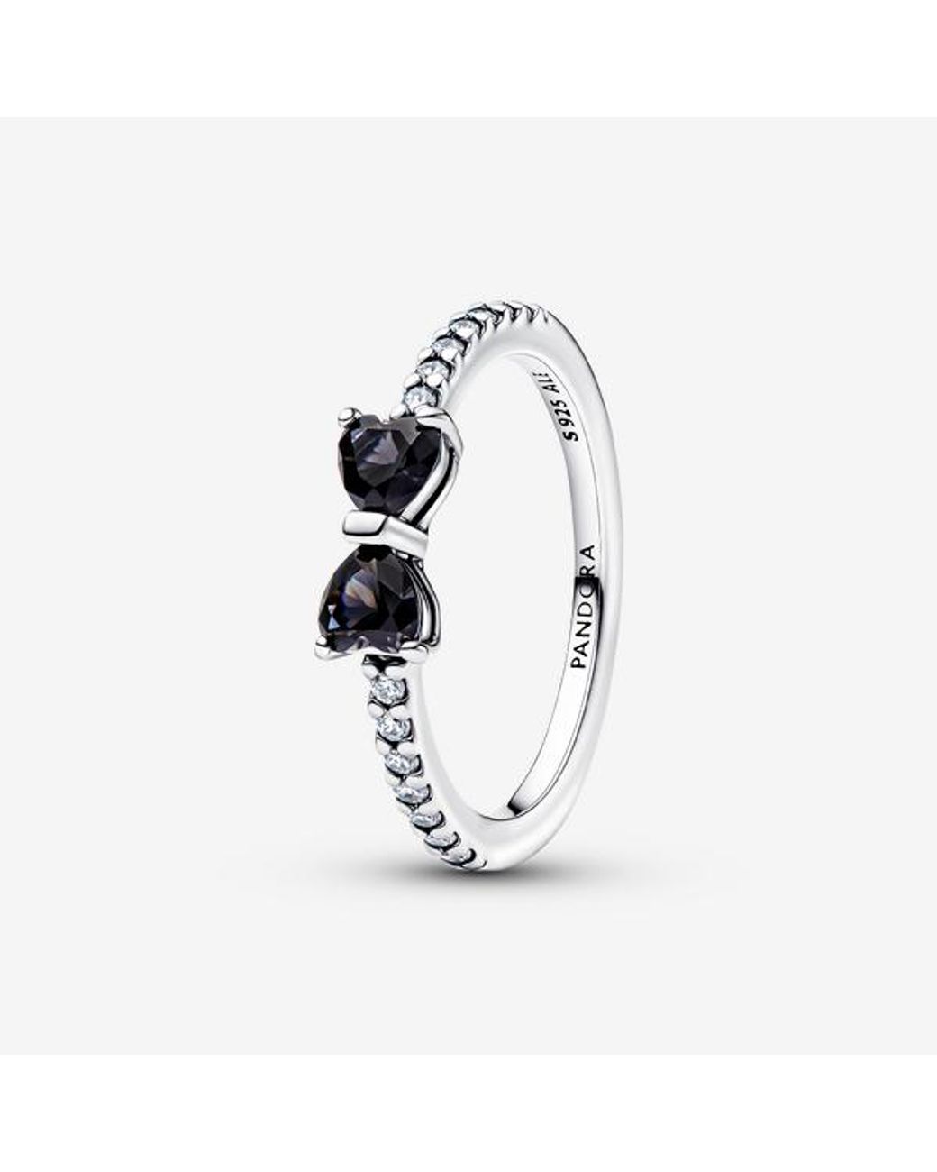 Pandora Metallic Sparkling Bow Ring