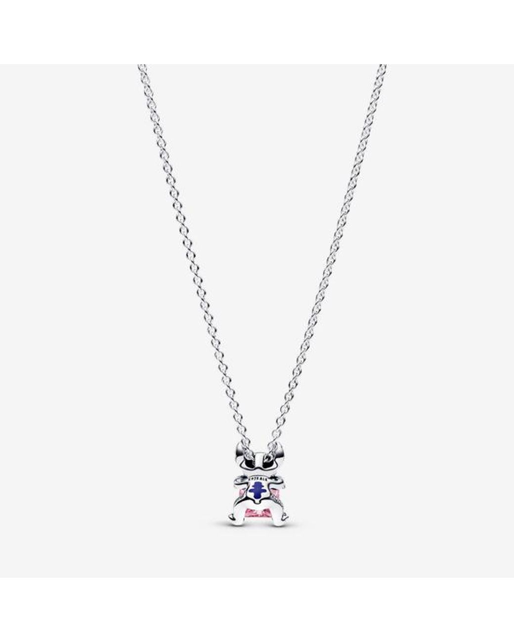 Pandora Metallic Disney Stitch Collier Necklace