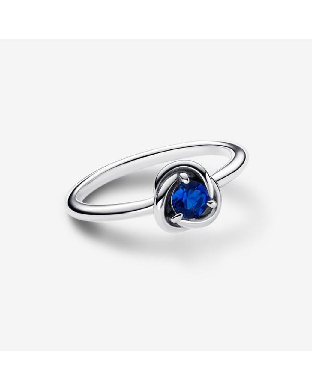 Pandora Blue September Birthstone Eternity Circle Ring