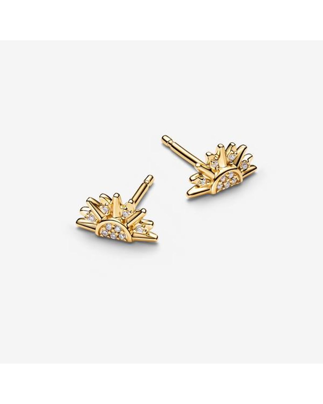 Pandora Metallic Celestial Sparkling Sun Stud Earrings
