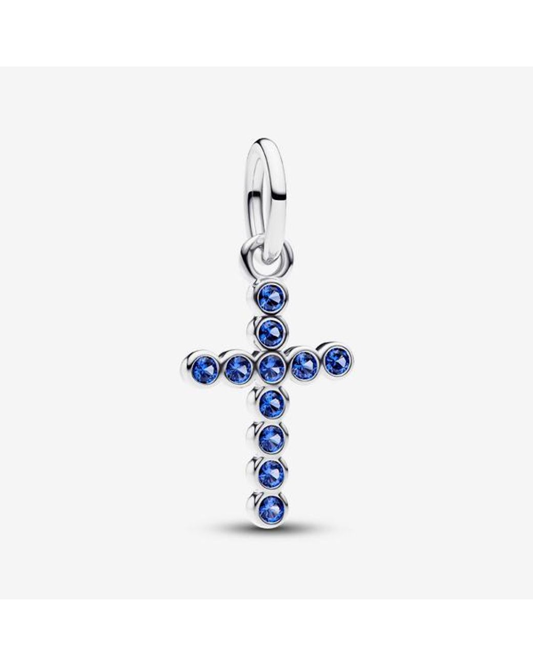 Pandora Blue Cross Dangle Charm
