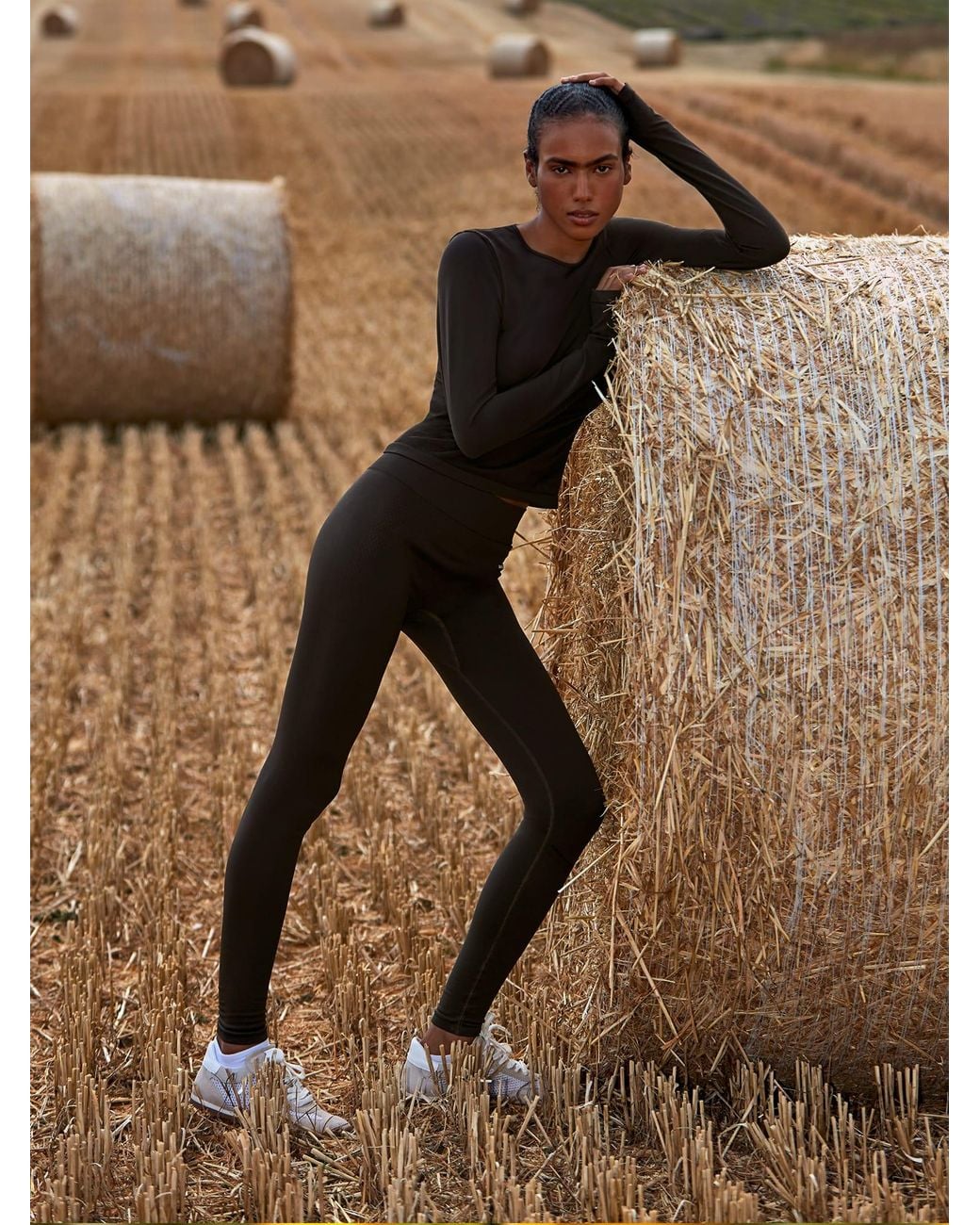 PANGAIA Brown Bio-Based Leggings
