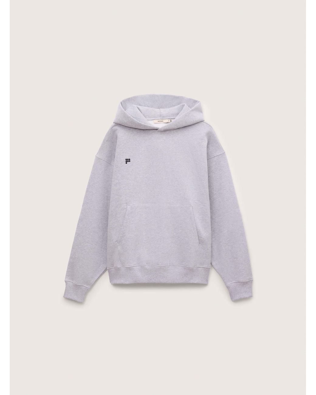 PANGAIA Gray Heavyweight Hoodie— Marl for men