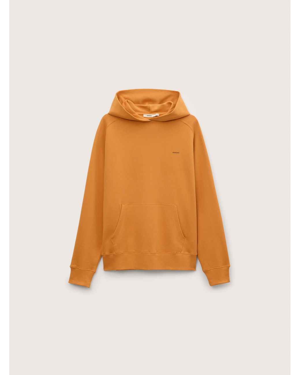 PANGAIA Orange Midweight Logo Hoodie—Burnt Horizon for men