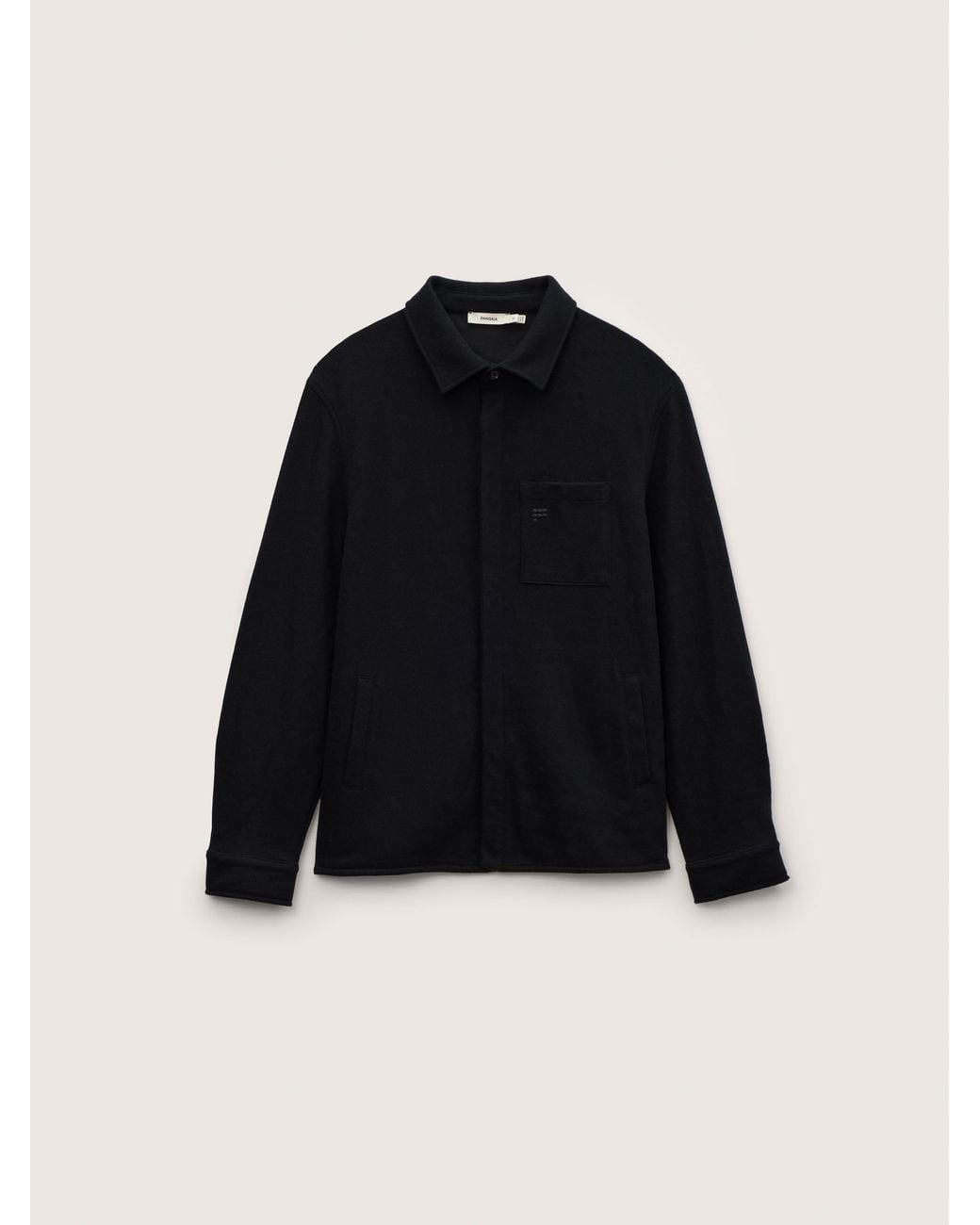 PANGAIA Blue Wool Jersey Shirt for men