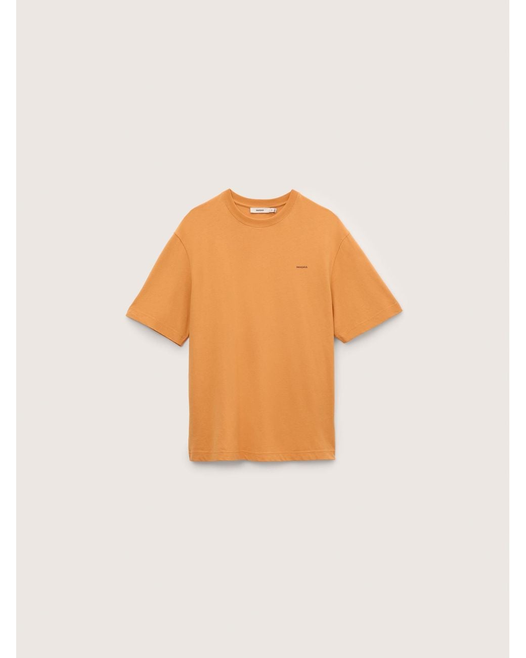 PANGAIA Blue Midweight Plain T-Shirt—Burnt Horizon for men