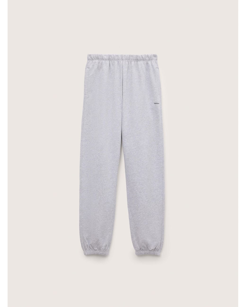 PANGAIA White Midweight Track Pants— Marl for men