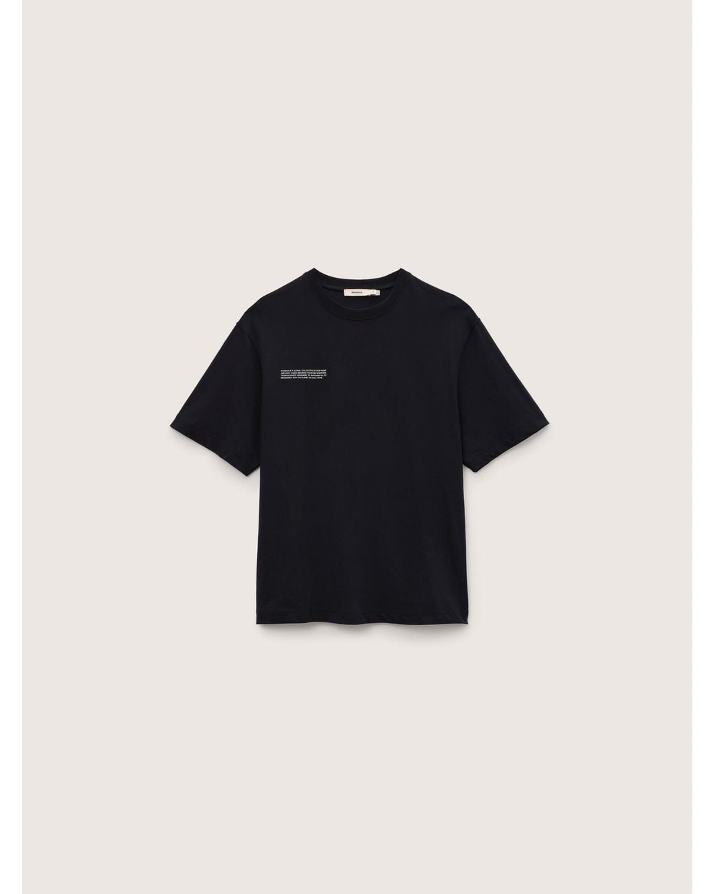 PANGAIA Blue Midweight T-Shirt for men